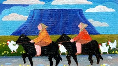 On Horses by Mount Herdubreid / Á hestum undir Herðubreið