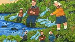 Fiskar í mjúku beði / Fishes on Land