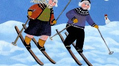 Á skíðum / Skiing